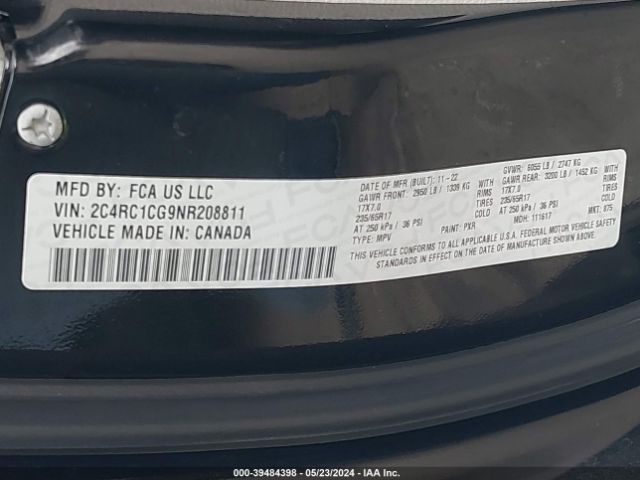 2C4RC1CG9NR208811 Chrysler Voyager Lx