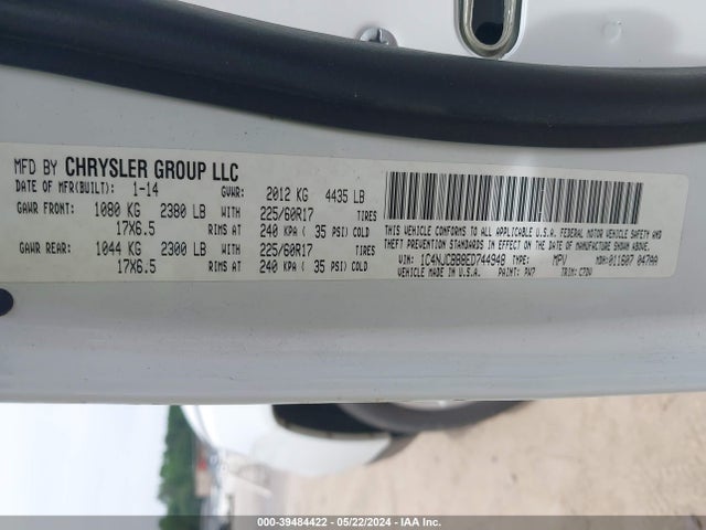 Jeep Compass Sport 2014 1C4NJCBB8ED744948 Image 9