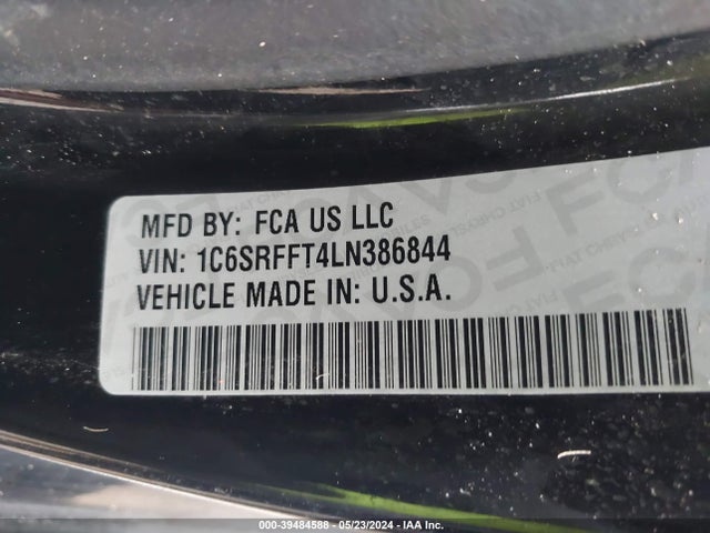 RAM 1500 Lone Star  4x4 5'7 Box 2020 1C6SRFFT4LN386844 Image 9