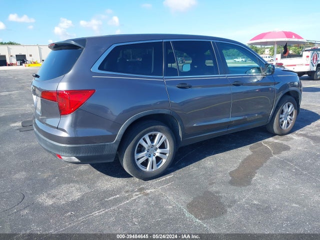 Honda PILOT LX 2018 5FNYF5H16JB024964 Image 4