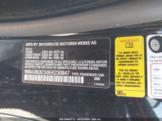 WBA3N3C50EK230847 BMW 428i