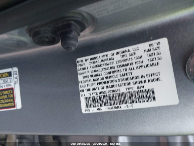 7FARW1H5XJE038516 Honda CR-V EX
