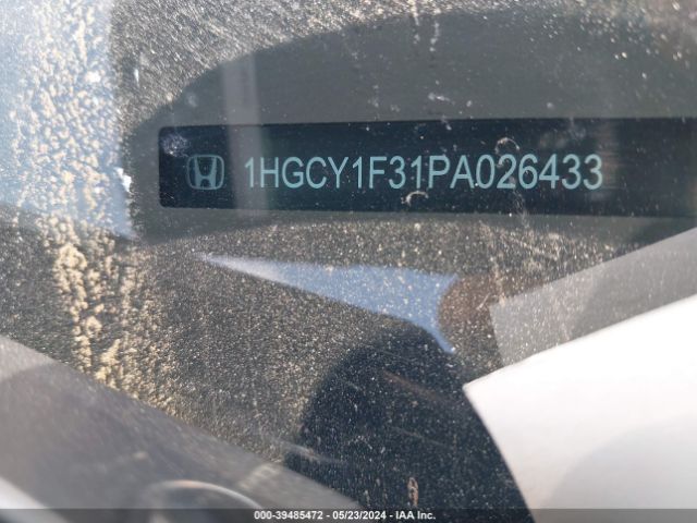 1HGCY1F31PA026433 Honda ACCORD EX