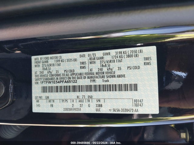 Ford F-150 Xlt 2023 1FTFW1E54PFA65122 Image 9