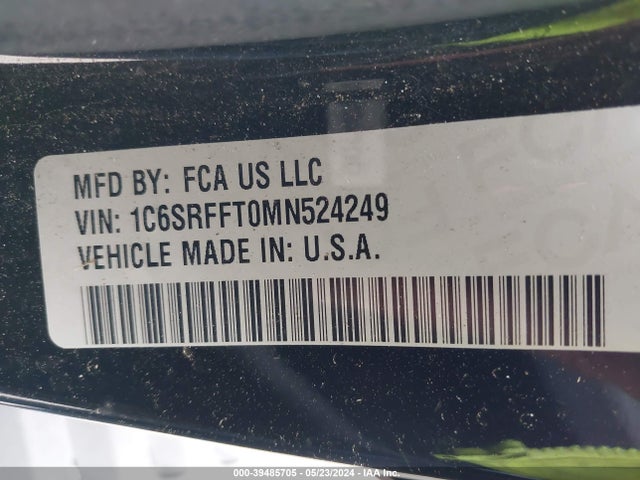 RAM 1500 Lone Star  4x4 5'7 Box 2021 1C6SRFFT0MN524249 Image 9