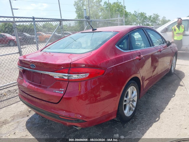 Ford Fusion Hybrid Se 2018 3FA6P0LU6JR202899 Image 4