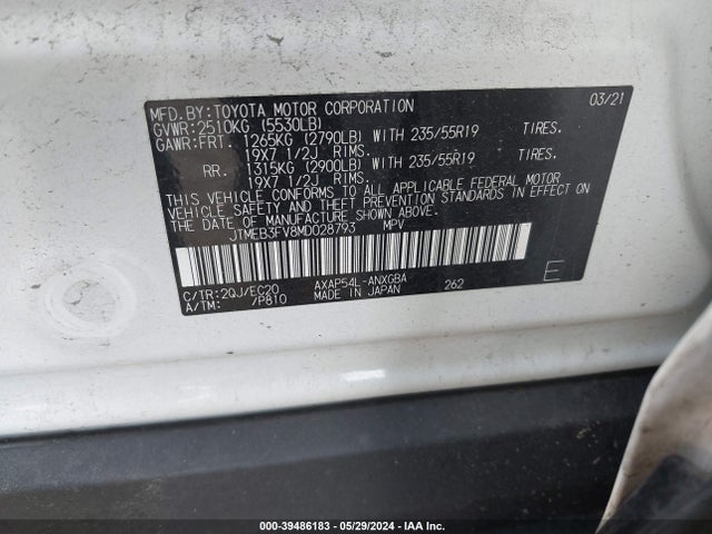 Toyota Rav4 Prime Xse 2021 JTMEB3FV8MD028793 Image 9
