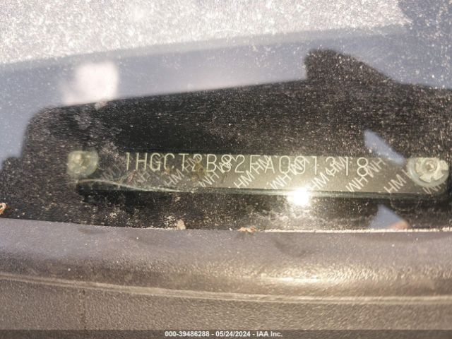 1HGCT2B82FA001318 Honda Accord Ex-l V-6