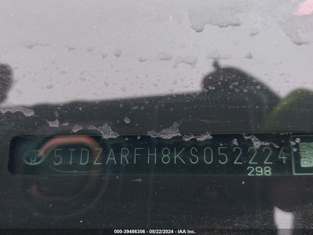 Toyota Highlander Le 2019 5TDZARFH8KS052224 Image 9