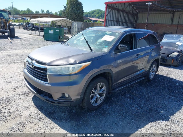 Toyota Highlander Xle V6 2015 5TDJKRFH8FS104113 Image 2
