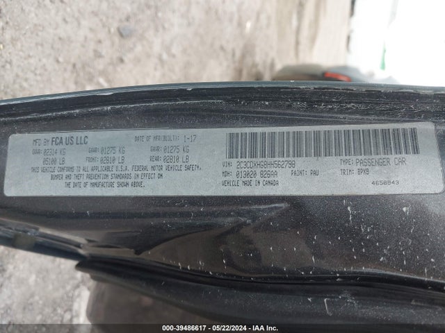 Dodge Charger Sxt Rwd 2017 2C3CDXHG8HH562798 Image 17