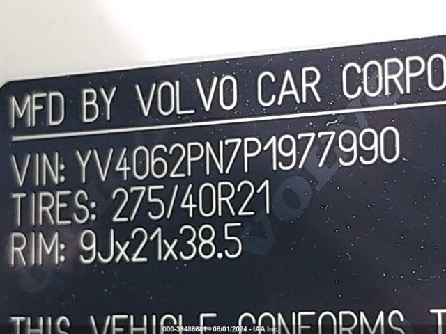 YV4062PN7P1977990 Volvo Xc90 B6 Plus 7-seater