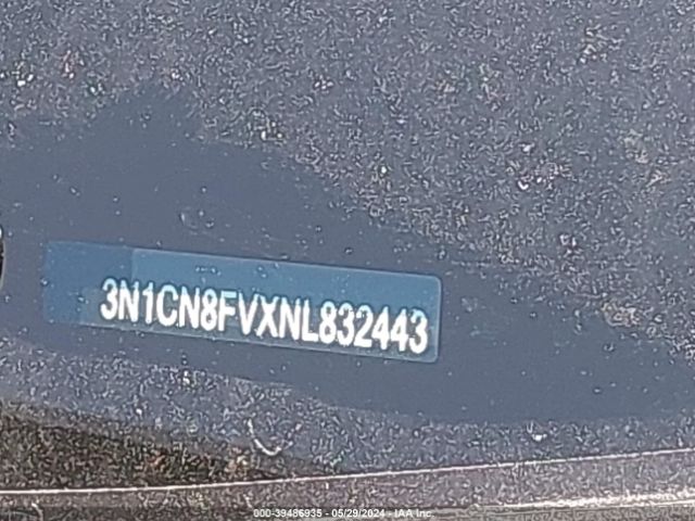 3N1CN8FVXNL832443 Nissan Versa 1.6 Sr Xtronic Cvt