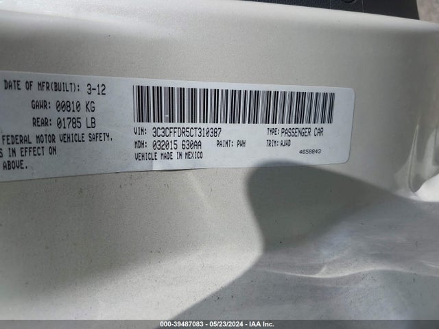 2012 FIAT 500C 3C3CFFDR5CT310387 Photo 8