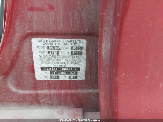 2004 JAGUAR X-TYPE SAJEA51C34WD60105 Photo 8