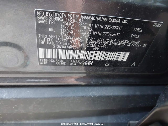 Toyota Rav4 Xle 2023 2T3W1RFV6PC248923 Image 9