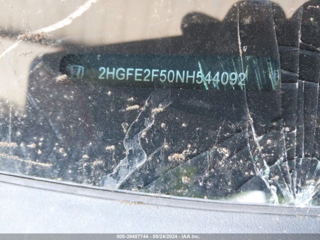 2HGFE2F50NH544092 Honda Civic Sport