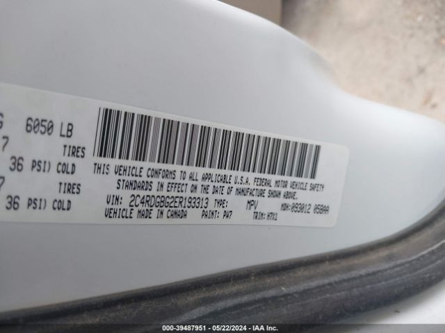 2C4RDGBG2ER193313 Dodge Grand Caravan Se