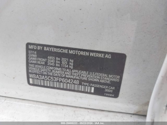 WBA3A5C53FP604248 BMW 328I