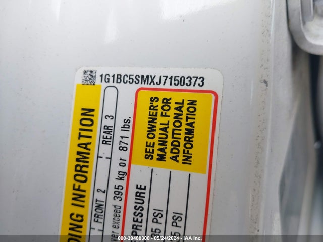 Chevrolet Cruze Ls Auto 2018 1G1BC5SMXJ7150373 Image 9