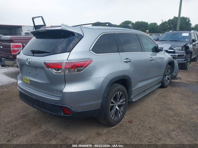 Toyota Highlander Xle V6 2016 5TDKKRFH1GS135581 Image 4