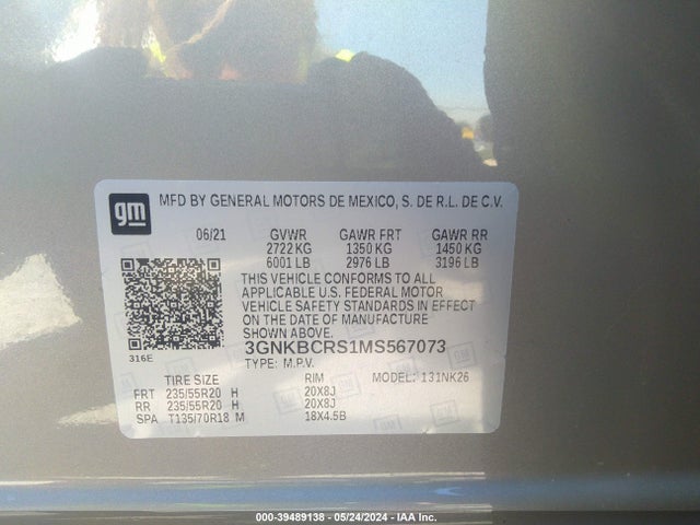 Chevrolet Blazer Fwd 2lt 2021 3GNKBCRS1MS567073 Image 9