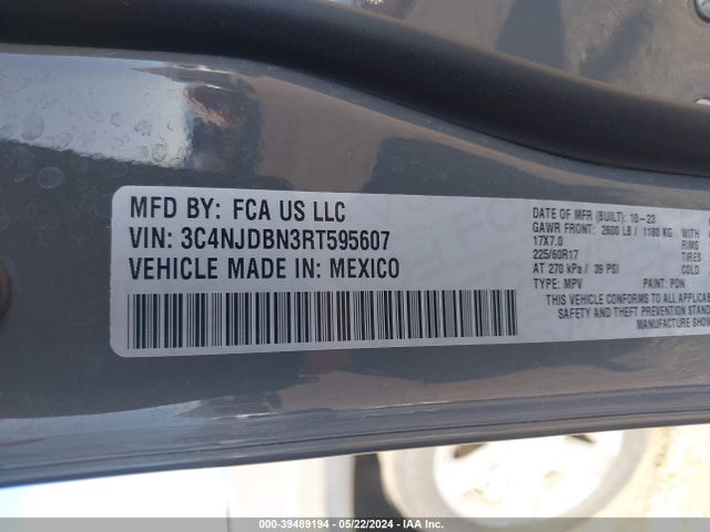 Jeep Compass Latitude 4x4 2024 3C4NJDBN3RT595607 Image 9
