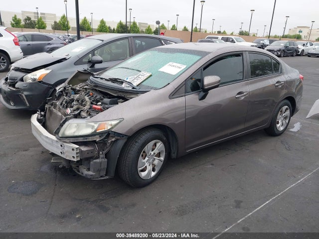 Honda Civic Lx 2014 19XFB2F53EE229502 Image 2