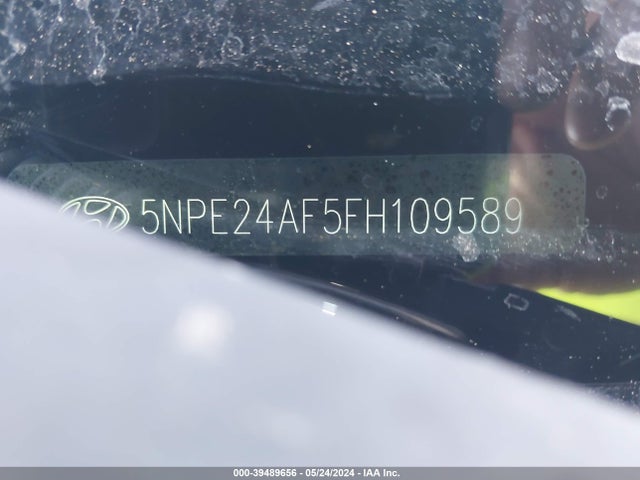 Hyundai SONATA SE 2015 5NPE24AF5FH109589 Image 9