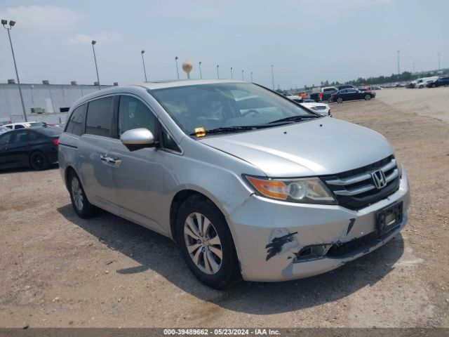 39489662 :رقم المزاد ، 5FNRL5H68EB092911 vin ، 2014 Honda Odyssey Ex-l مزاد بيع