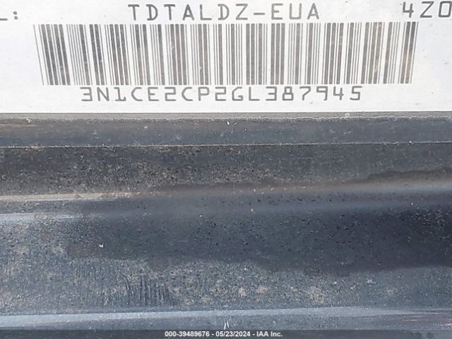 3N1CE2CP2GL387945 Nissan Versa Note S (sr)/s Plus/sl/sr/sv