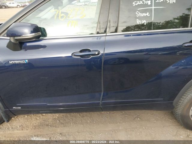 5TDHBRCH6LS500930 Toyota Highlander Hybrid Xle