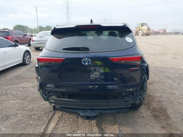5TDHBRCH6LS500930 Toyota Highlander Hybrid Xle