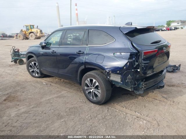 5TDHBRCH6LS500930 Toyota Highlander Hybrid Xle