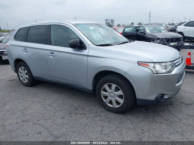 Aukcja sprzedaży 2014 Mitsubishi Outlander Es, vin: JA4AD2A3XEZ007337, numer aukcji: 39489899