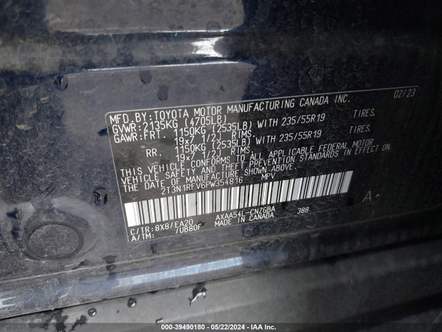 Toyota Rav4 Limited 2023 2T3N1RFV6PW354816 Image 9