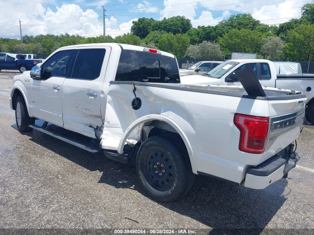 Ford F-150 Platinum 2015 1FTFW1EG2FFB54218 Image 3