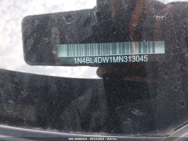 1N4BL4DW1MN313045 Nissan Altima Sv Intelligent Awd