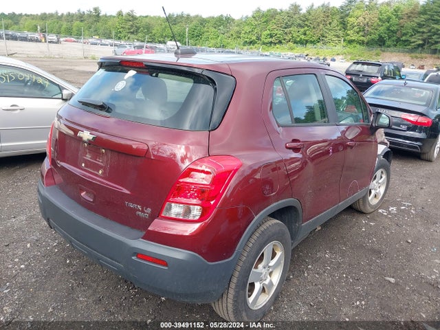 Chevrolet Trax 1ls 2016 3GNCJNSB5GL247539 Image 4