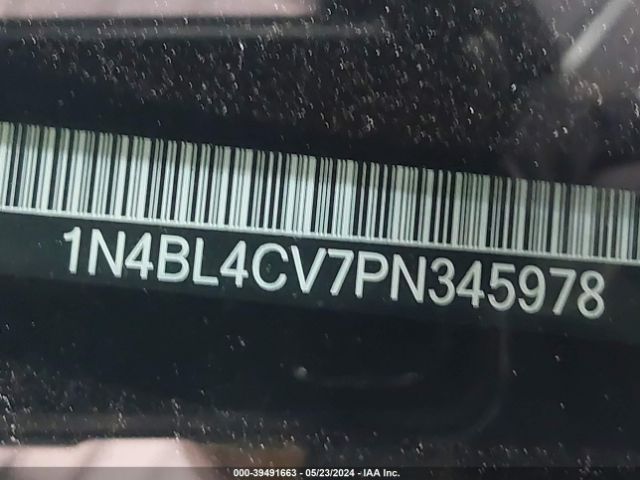 1N4BL4CV7PN345978 Nissan Altima Sr Fwd