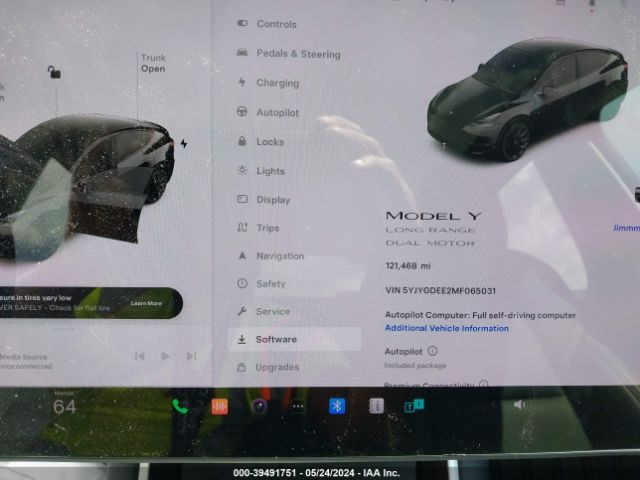 5YJYGDEE2MF065031 Tesla Model Y Long Range Dual Motor All-wheel Drive