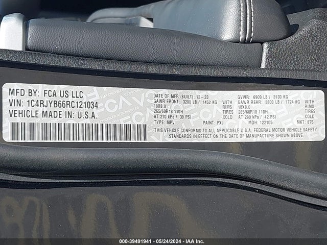 Jeep Grand Cherokee 4xe 2024 1C4RJYB66RC121034 Image 9