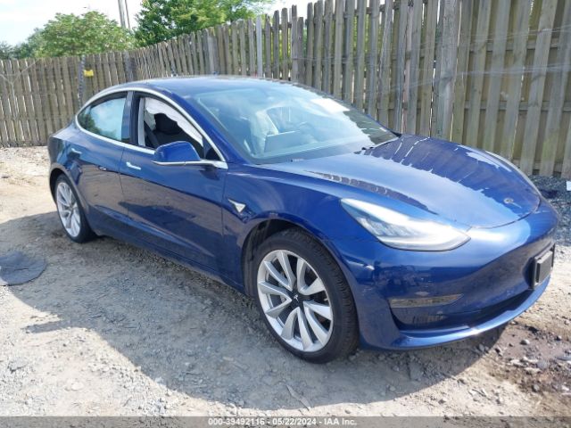 2018 Tesla Model 3 Long Range/mid Range მანქანა იყიდება აუქციონზე, vin: 5YJ3E1EA4JF024696, აუქციონის ნომერი: 39492116