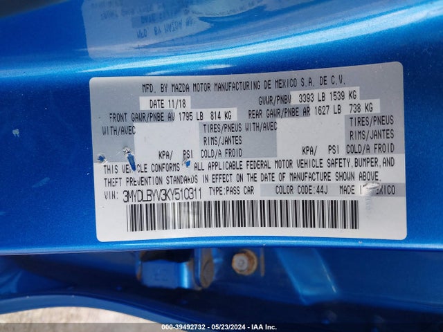 Toyota YARIS LE 2019 3MYDLBYV3KY510311 Image 9