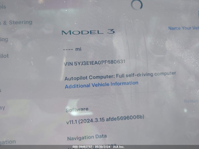 Tesla Model 3 Rear-wheel Drive 2023 5YJ3E1EA0PF680631 Image 7