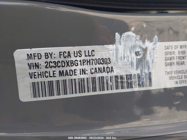 Dodge Charger Sxt 2023 2C3CDXBG1PH700303 Image 9