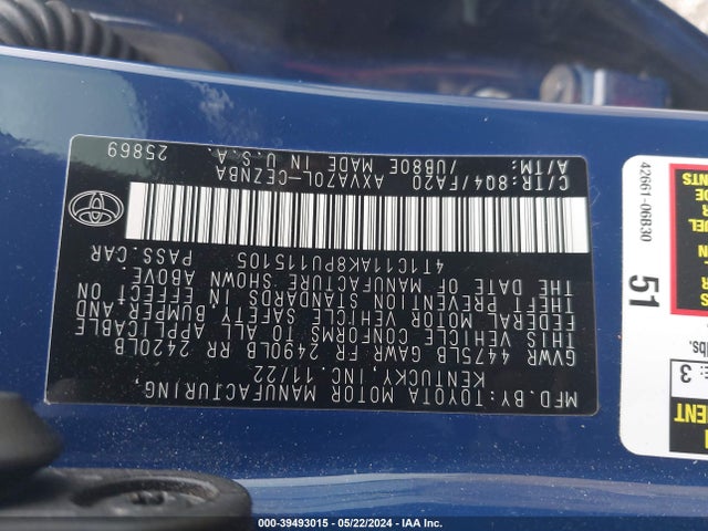 Toyota CAMRY LE 2023 4T1C11AK8PU115105 Image 9