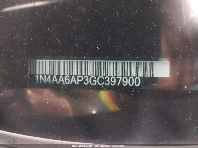 1N4AA6AP3GC397900 Nissan Maxima 3.5 Sl