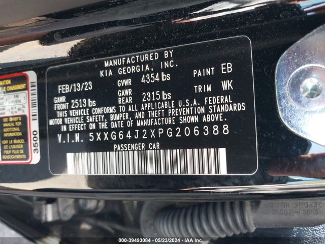KIA K5 Gt-line 2023 5XXG64J2XPG206388 Image 9