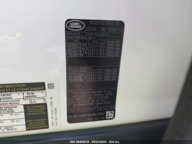 SALRJ2EX6P2478288 Land Rover Discovery P300 S
